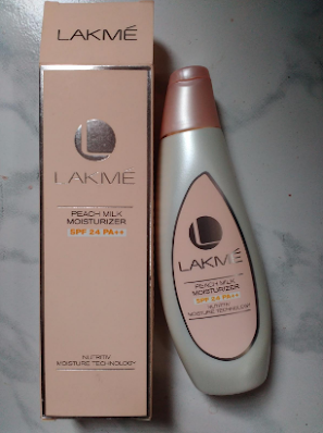 Lakme Peach Milk SPF 24 PA Sunscreen Moisturizer